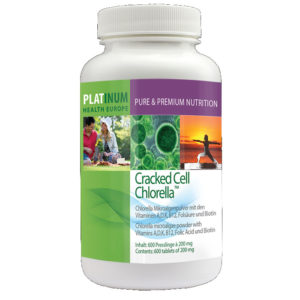 <strong>Platinum</strong><br> Cracked Cell Chlorella – 600 Tabs</br>
