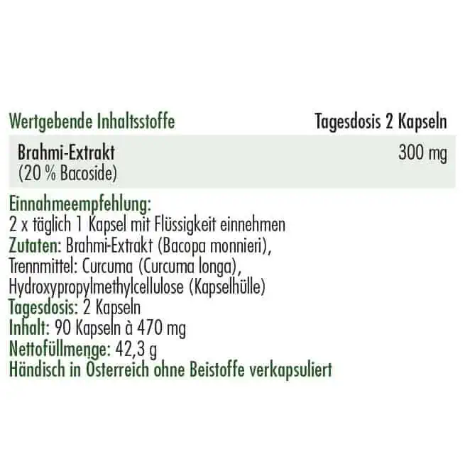 <strong>Anatis </strong><br>Brahmi - 90 Kapseln</br> – Bild 2