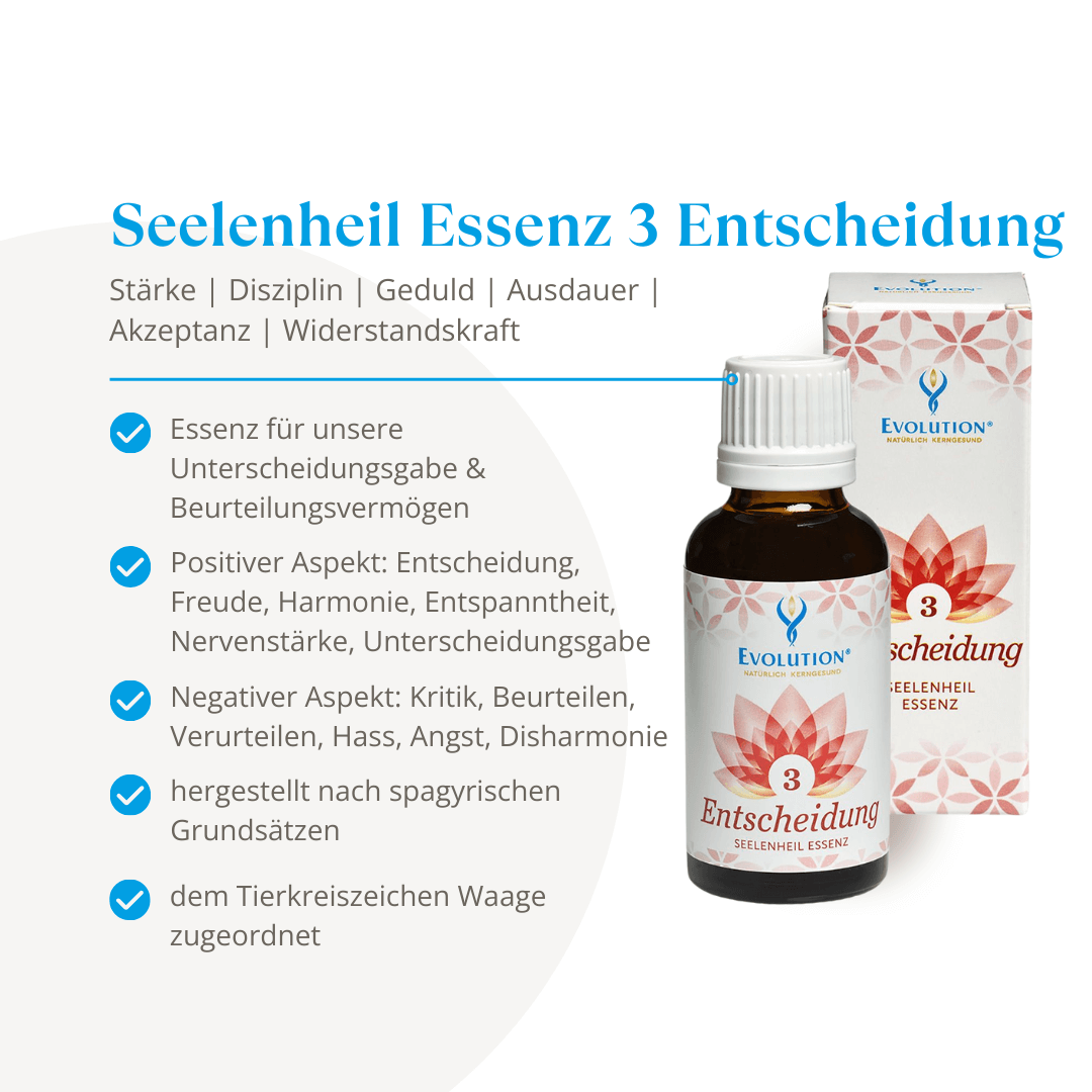 <strong>Evolution</strong><br> Seelenheil Essenz 3 Entscheidung - 30ml</br> – Bild 2