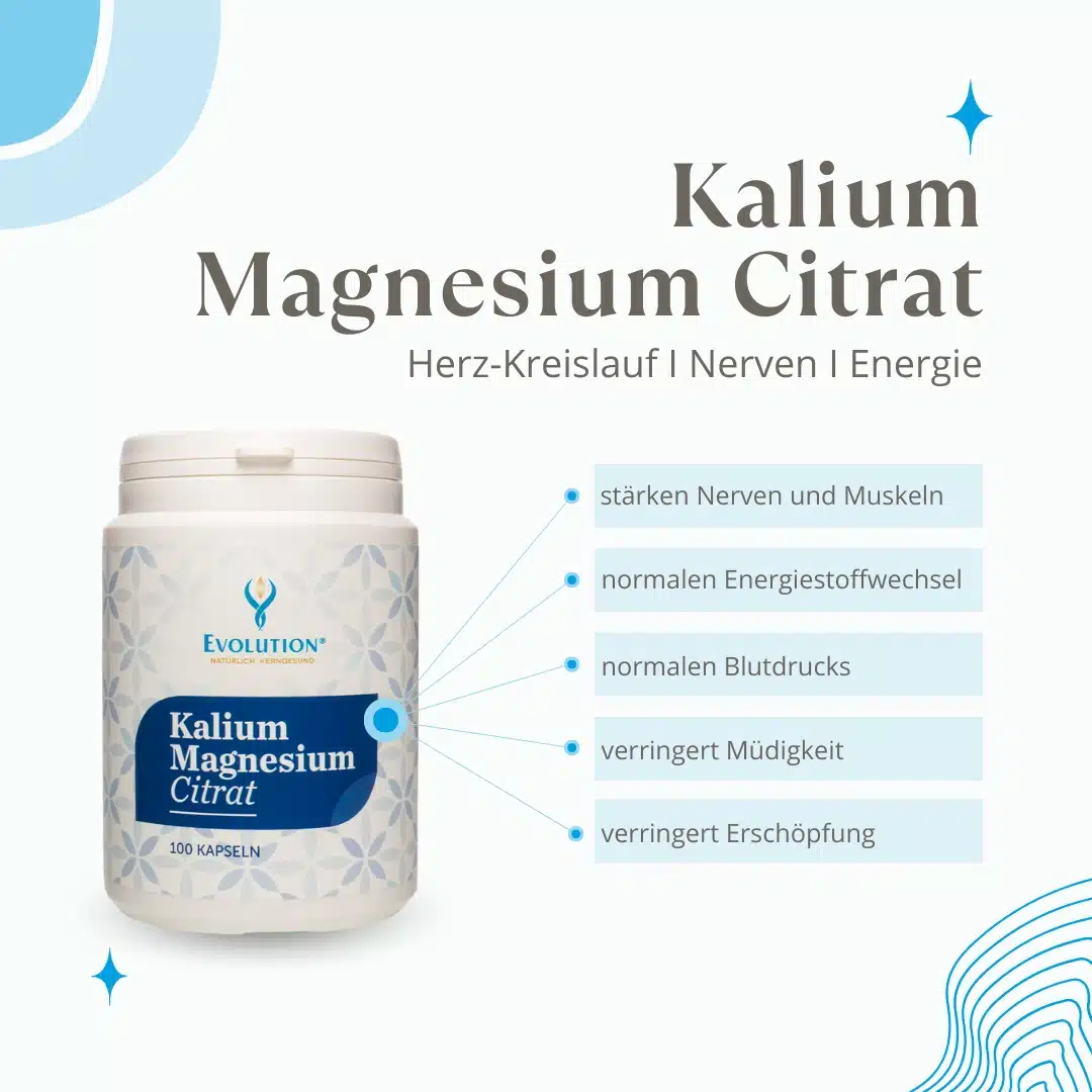 <strong>Evolution</strong><br> Kalium Magnesium Citrat - 100 Kapseln</br> – Bild 3