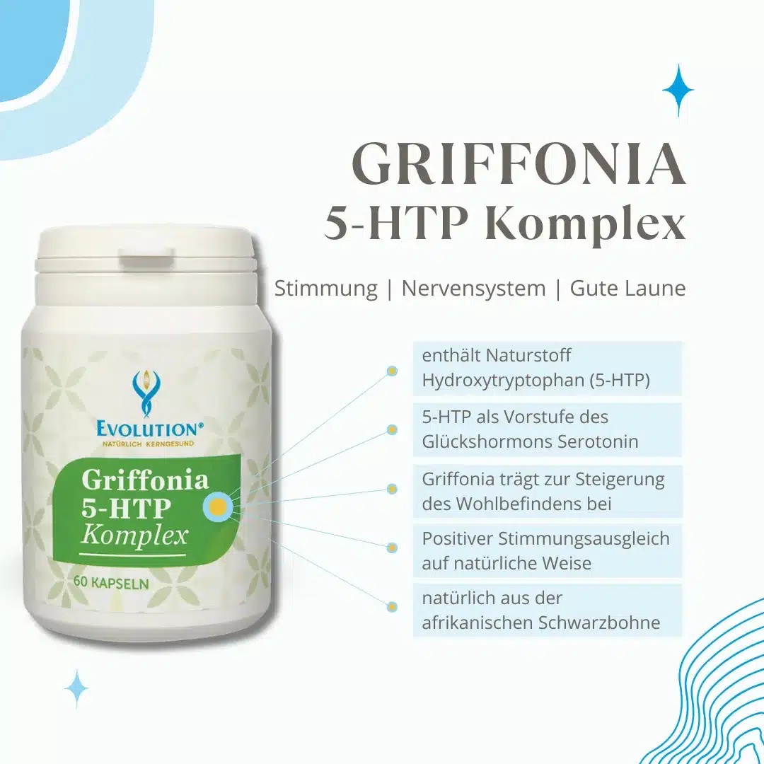 <strong>Evolution</strong><br> Griffonia 5-HTP - 60 Kapseln</br> – Bild 3