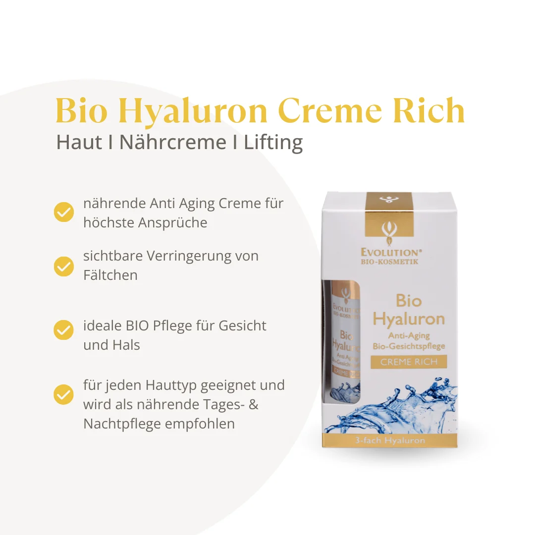 <strong>Evolution</strong><br> Bio Hyaluron Creme Rich - 50ml</br> – Bild 2