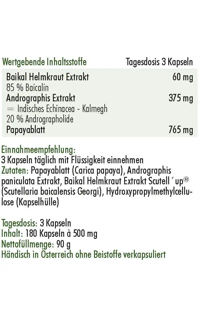 <strong>Anatis </strong><br>Baikal Helmkraut + Andrographis 180 Kapseln</br> – Bild 2