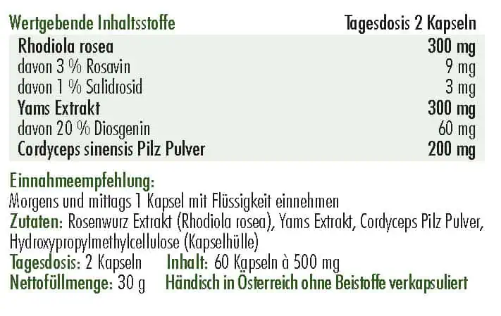 <strong>Anatis </strong><br>Rhodiola Mix - 60 Kapseln</br> – Bild 2