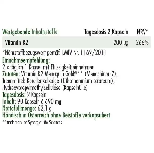 <strong>Anatis </strong><br>Vitamin K2 - 90 Kapseln</br> – Bild 2