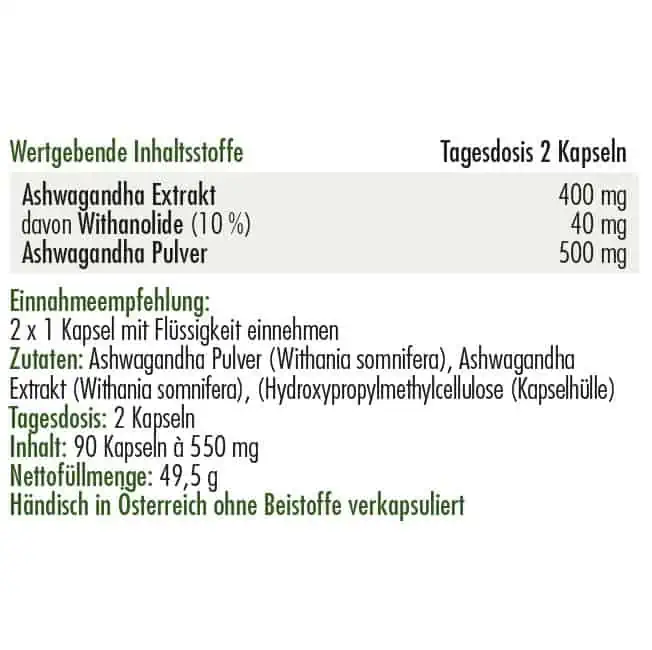 <strong>Anatis </strong><br>Ashwagandha - 90 Kapseln</br> – Bild 2
