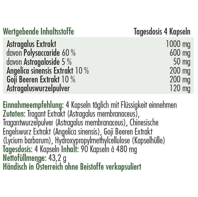 <strong>Anatis </strong><br>Astragalus+Goji+Angelica sinensis - 90 Kapseln</br> – Bild 2
