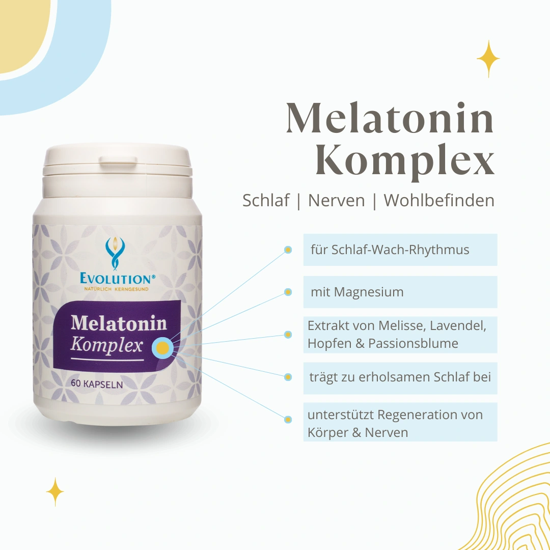 <strong>Evolution </strong><br>Melatonin Komplex 5 mg</br> – Bild 3