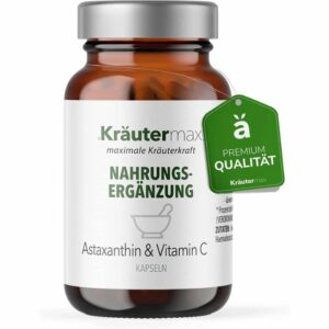 <strong>Kräutermax</strong> <br>Astaxanthin Kapseln mit Vitamin C