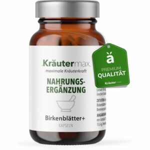 <strong>Kräutermax</strong> <br> Birken Extrakt Brennnessel Kapseln