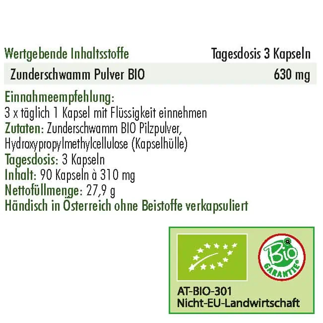 <strong>Anatis </strong><br> Zunderschwamm Vitalpilz BIO – Bild 2