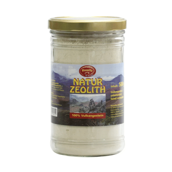 <strong>Bionavita</strong><br> Naturzeolith Klinoptilolith ultrafrein vermahlen 500g im Glas