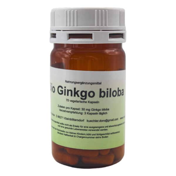 gesundWERK Bio Ginkgo biloba Kapseln