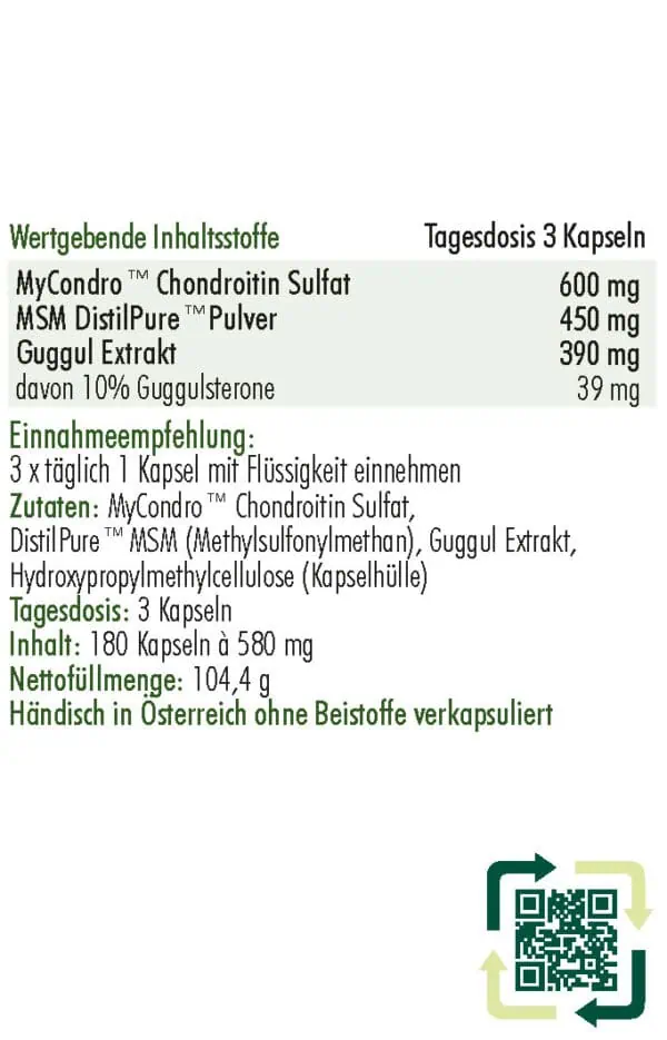 <b>Anatis </b>Chondroitin +MSM +Guggul 180 STK – Bild 2